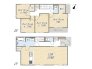 【1号地　参考プラン】
Plan：4LDK+WIC+Pantry+カースペース2台
建物参考価格：1500万円
建物面積：99.36㎡
