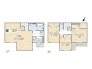 【5号地　参考プラン】
Plan：3LDK+WIC+SIC+Pantry+カースペース2台
建物参考価格：1500万円
建物面積：96.04㎡
