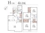 【間取り図】
4LDK+WIC+SIC+カースペース