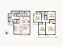 【間取り図】 3号棟　4LDK+WIC+SC+パントリー+リネン庫+カースペース2台可