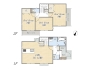 【5号棟】Plan：3LDK+SIC+Pantry+カースペース2台