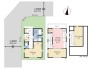 【間取り図】2DK+小屋裏収納+カースペース