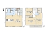 3号棟 【間取り図】
3LDK+WIC+小屋裏収納+カースペース
