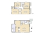 2号棟 【間取り図】
2LDK+2S+2WIC