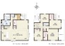 【間取り図】
4LDK+2WIC+Pantry+ワイドバルコニー+カースペース2台可