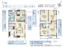 1号棟 【間取り図】
3（4）LDK+Pantry+カースペース2台可
