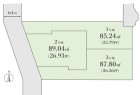 練馬区富士見台2丁目　建築条件なし売地　全3区画