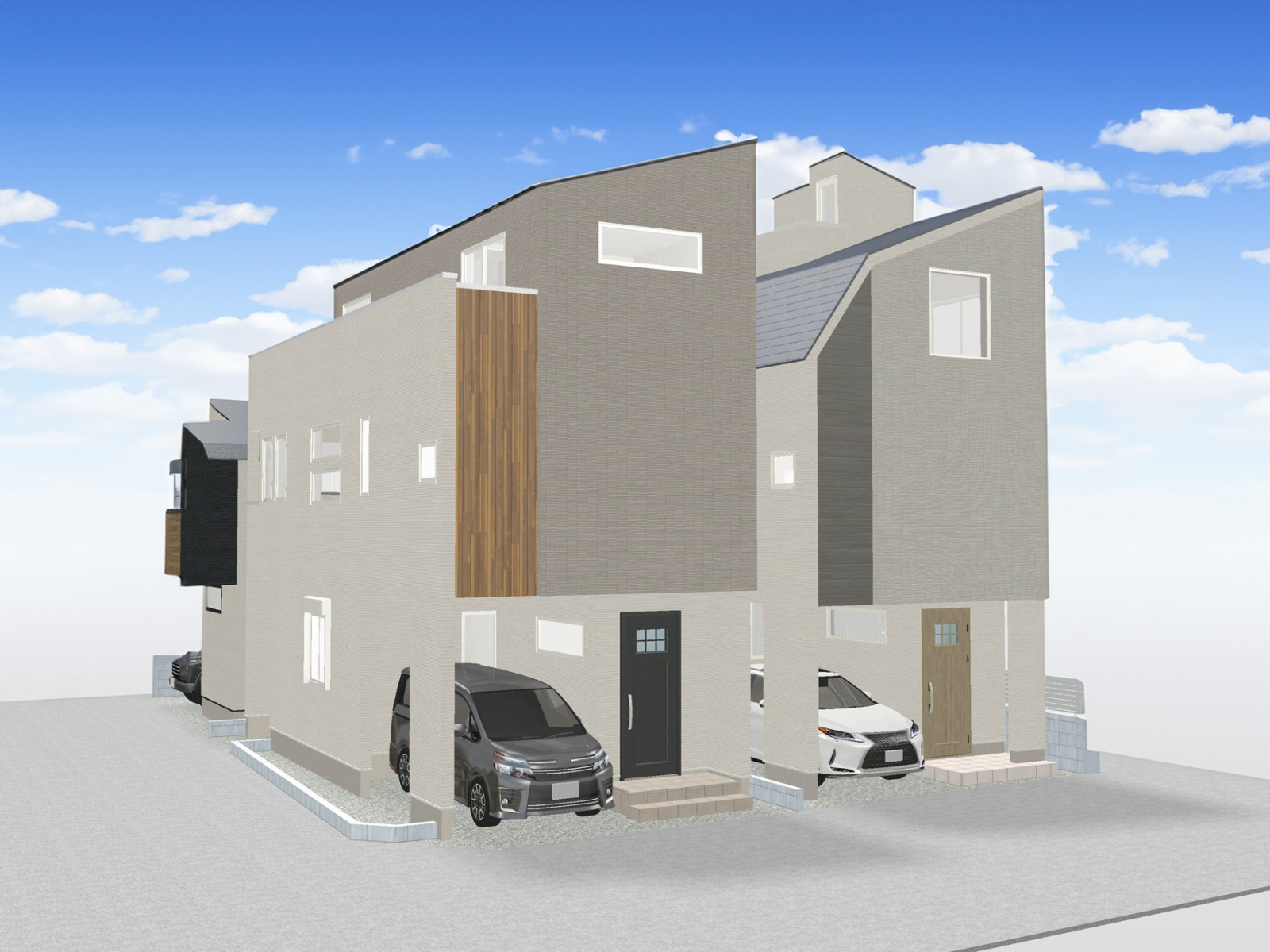 中野区沼袋3丁目 新築分譲住宅 全3棟画像