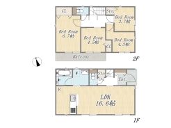 【間取り図】
Plan:4LDK+カースペース