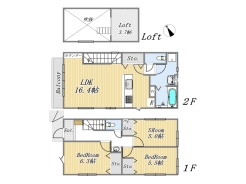 【間取り図】2SLDK