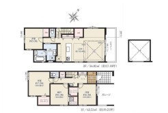 【Plan】3SLDK+3WIC++ワイドバルコニー