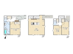 【間取り図】1LDK+2S