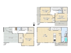 【間取り図】4LDK+WIC
