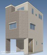 【C号棟 建物完成イメージパース】
※イメージ画像と実際の物件とは異なる場合がございます。