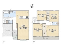 【間取り図】3SLDK