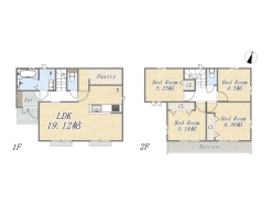 【E号棟】4LDK+パントリー+カースペース2台可