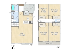 【C号棟】3SLDK+SIC+床下収納