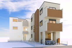 【建物完成イメージパース】
※イメージ画像と実際の物件とは異なる場合がございます。