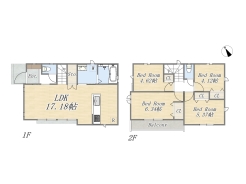 【間取り図】4LDK+カースペース2台可