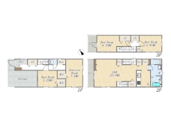 【1号棟】3SLDK+WIC×2+パントリー