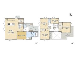 【Plan】4LDK+2WIC+SIC+Pantry+ウッドデッキ