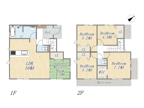 【参考プラン】 建物参考価格:1580万円/建物面積:101.02㎡