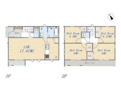 【参考プラン】
Plan:4LDK+カースペース2台可
建物参考価格:1600万円~ 【参考プラン】
Plan:4LDK+カースペース2台可
建物参考価格:1600万円~