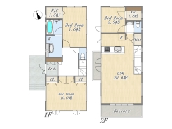 【間取り図】3LDK+2WIC