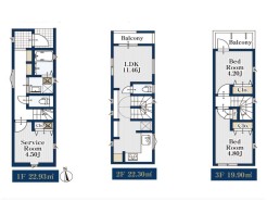 【間取り図】2SLDK