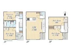 【2号棟】3SLDK+カースペース