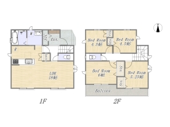 【D号棟】4LDK+SIC+カースペース2台