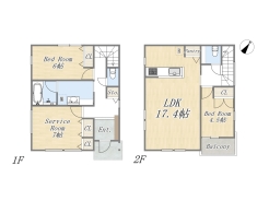 【4号棟】2SLDK+Pantry