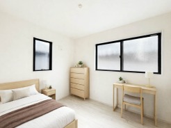 【Room:4.5帖】
本画像はCGで作成しており、実際に現地に家具は配置しておりません。また、価格に家具は含まれません。