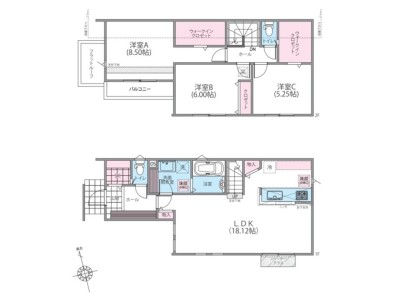 5号棟 【間取り図】 5号棟 【間取り図】
