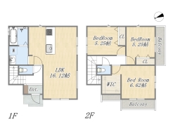 【参考プラン:8号地】
Plan:3LDK+WIC+カースペース2台
建物参考価格:2000万円
建物面積:81.56㎡