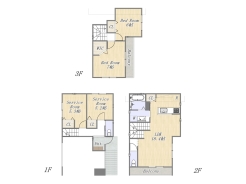 【B号地 参考プラン】
建物参考価格:2,200万円/建物面積:36.46坪