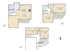 【A号地 参考プラン】
建物参考価格:2,200万円/建物面積:36.75坪