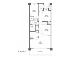 【間取り図】3LDK