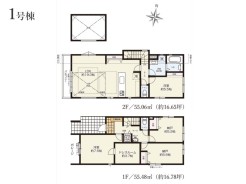 【間取り図】
2LDK+2S