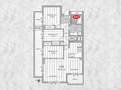 【間取り図】3LDK