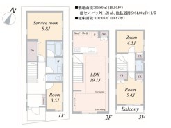 【間取り図】
3SLDK