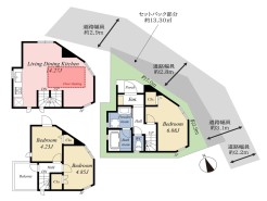 【間取り図】3LDK+ワイドバルコニー