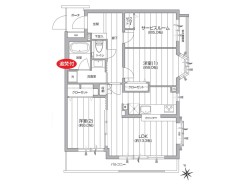 【間取り図】
2LDK+S