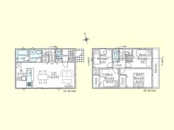 【間取り図】4LDK+カースペース