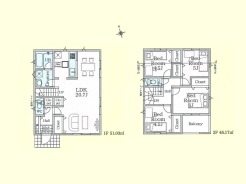 【間取り図】4LDK+カースペース