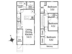 【間取り図】
3LDK