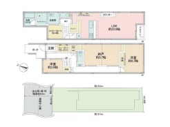【間取り図】2SLDK+ファミリークローク+SIC+パントリー+カースペース