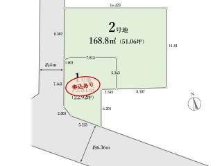 杉並区宮前4丁目15-2 建築条件なし売地 全2区画 最終1区画