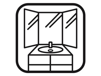 3面鏡付洗面化粧台
