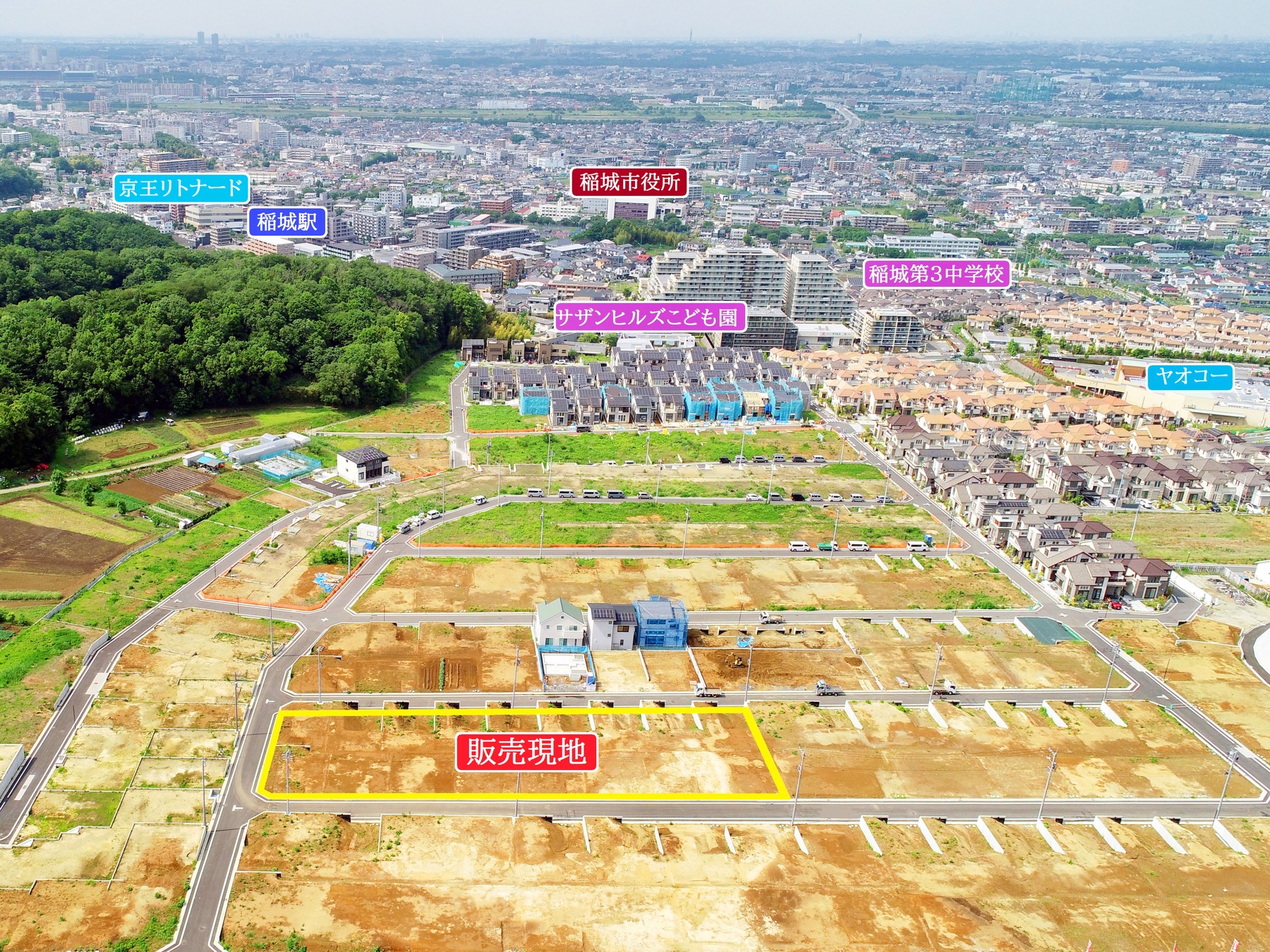 稲城市東長沼2633 建築条件付き売地 全17区画 9区画販売 メインイメージ3